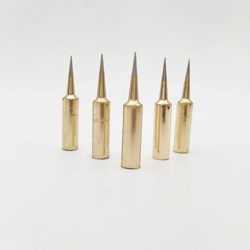 5 шт./лот сварочные наконечники для паяльника AC DC 12 В мини паяльная станция DKT 936I|tip
