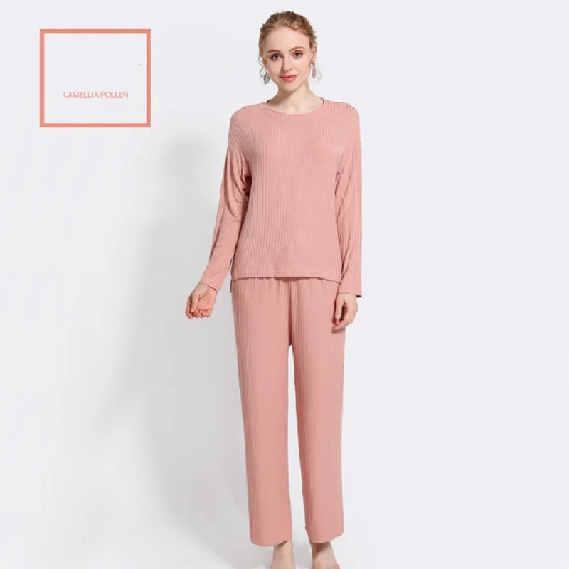 Теплая Пижама женская зимняя нижнее белье пижама теплый костюм подштанники