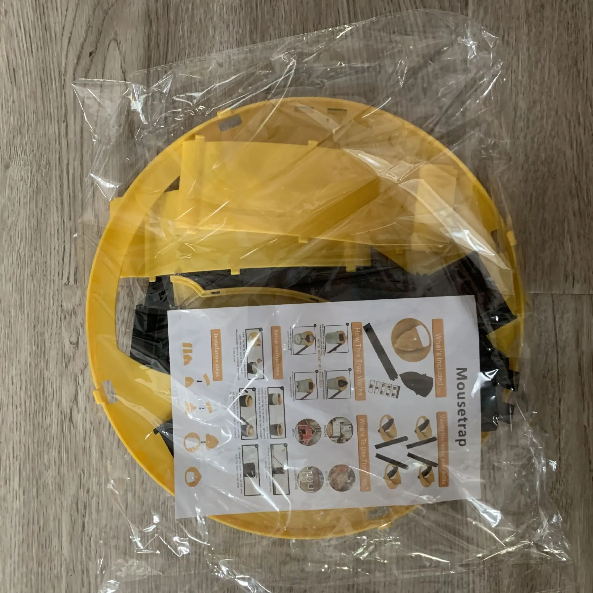 Trampa para ratones inteligente reutilizable, con reinicio autom&aacute;tico, para interior y exterior, con tapa de cubo de pl&aacute;stico-3