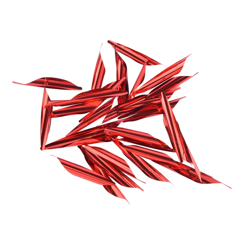 1.8inch Spiral Feather Archery Right Wing Vanes Plastic Arrow Feathers 0.1mm Thickness For Bow Shooting Hunting Accessories - купить по