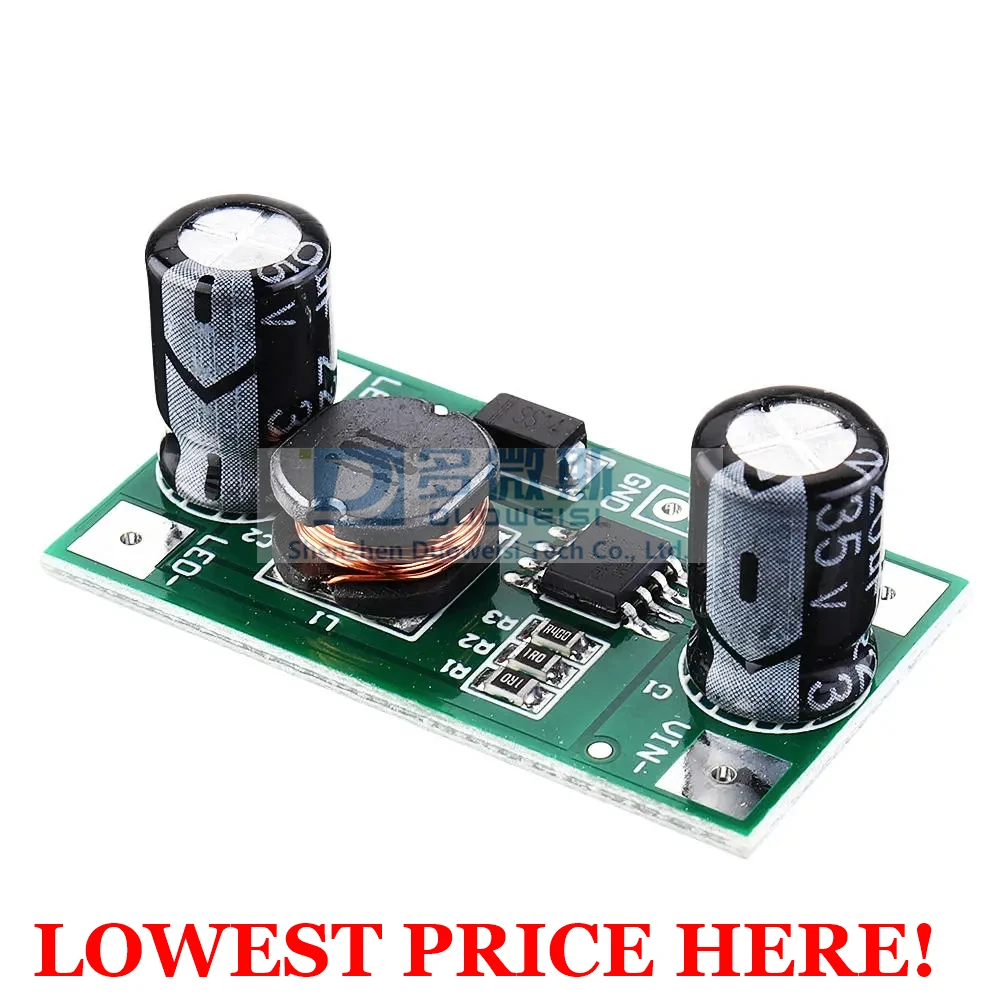 3W 5-35V LED Driver 700mA PWM Dimming DC to Step-down module Constant Current | Компьютеры и офис