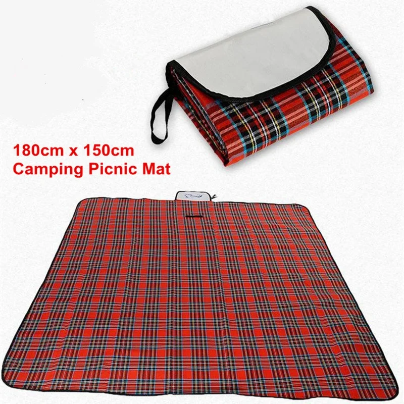 

150x180cm Waterproof Folding Picnic Mat Camping Beach Pad Outdoor Spring Outing Picnic Baby Crawling Blanket Moisture Beach Mat