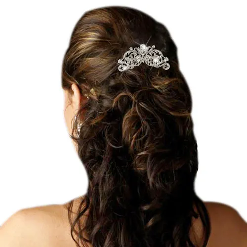 Tuliper заколки для волос женщин циркон кристалл гребни невесты свадебные