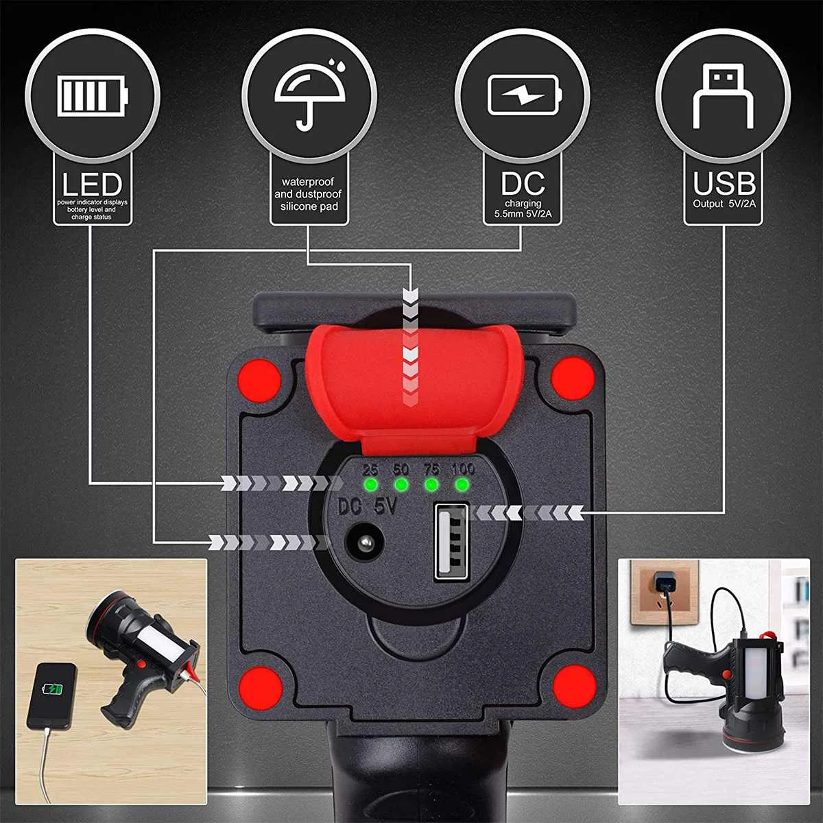 구매 슈퍼 브라이트 12800mAh LED 손전등 Biut 충전식 배터리 스포트라이트 휴대용 작업 조명 램프 스포트라이트 투광 저렴한 슈퍼 브라이트 12800mAh LED 손전등 Biut 충전식 배터리 스포트라이트 휴대용 작업 조명 램프 스포트라이트 투광