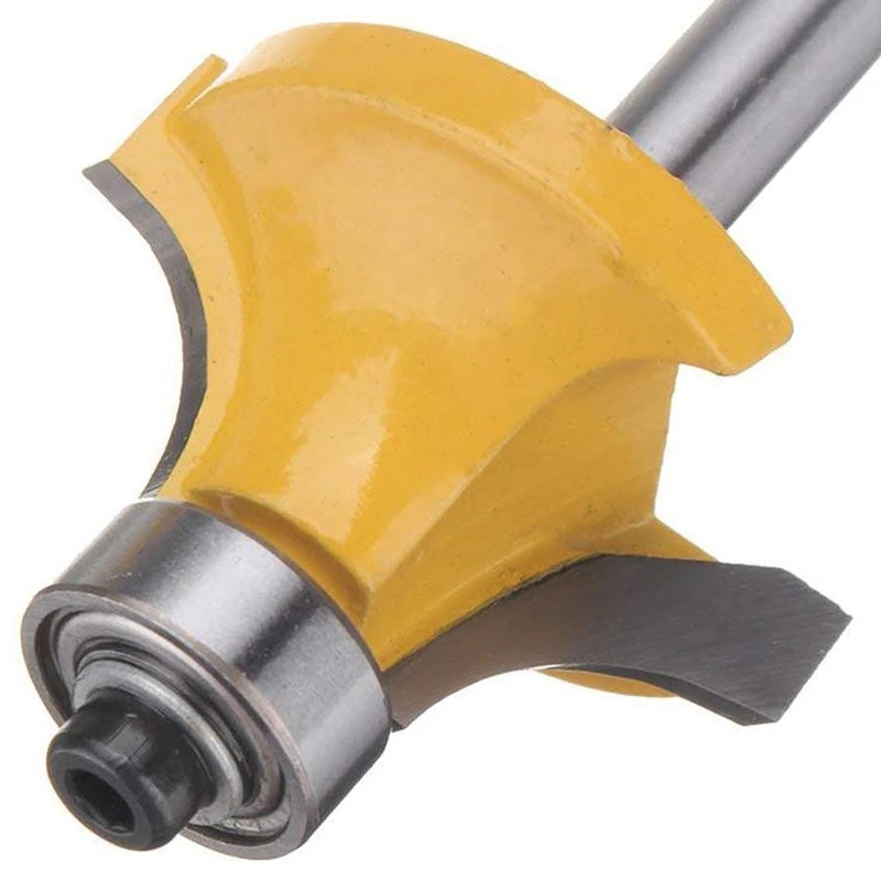 

4Pcs 1/4 Inch Shank Round over Router Bits Corner Rounding Edge-Forming Edging Tool Set, 5/16 Inch 3/16 Inch 1/4 Inch 1/8 Inch R