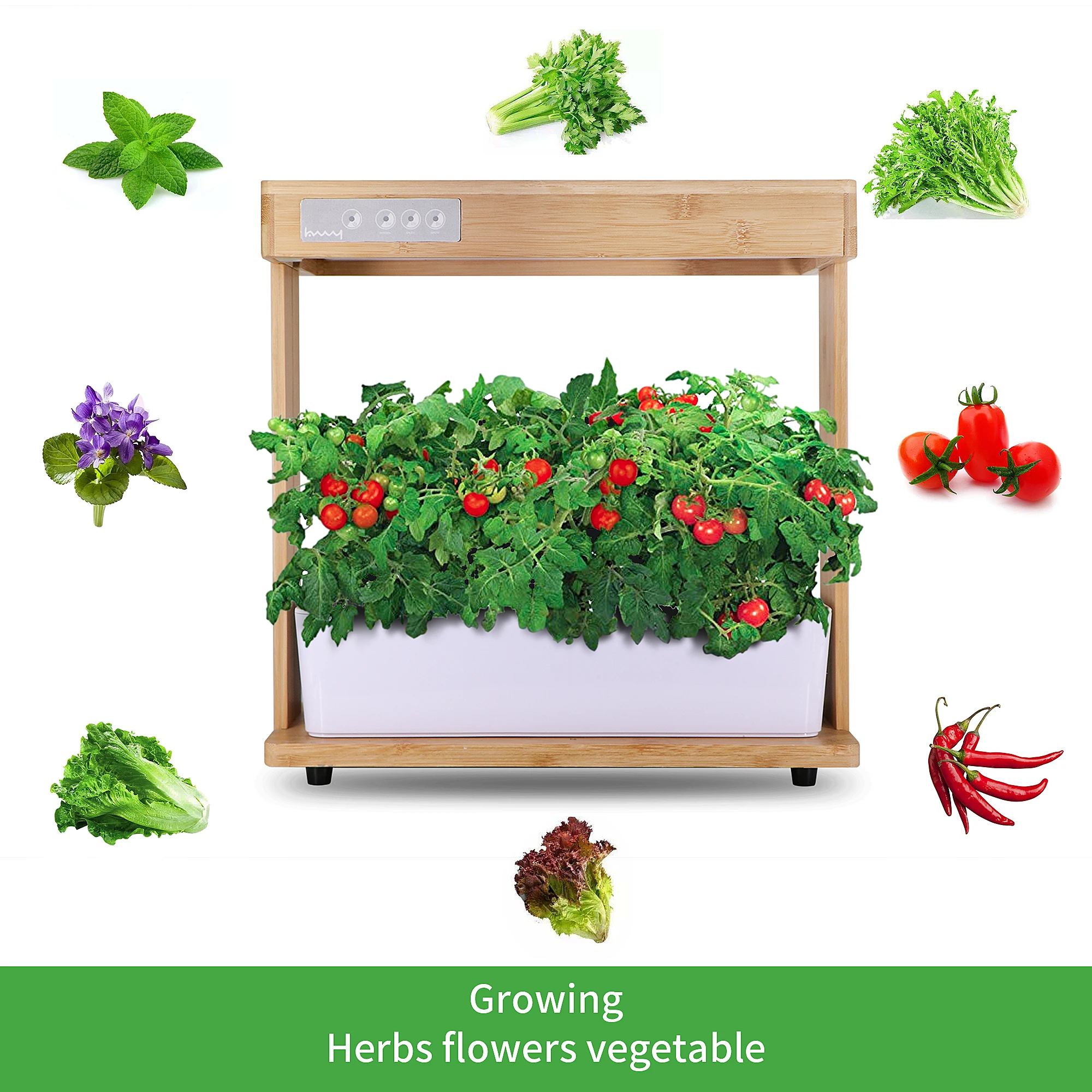 Система гидропоники интеллектуальная коробка с растительным светом Ecoo