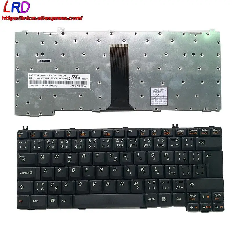 

Новая Чешская Клавиатура для ноутбука Lenovo 3000 C100 C200 F31 F41 G420 G430 G450 G530 A4R N100 N200 Y430 C460 C466 C510 42T3358