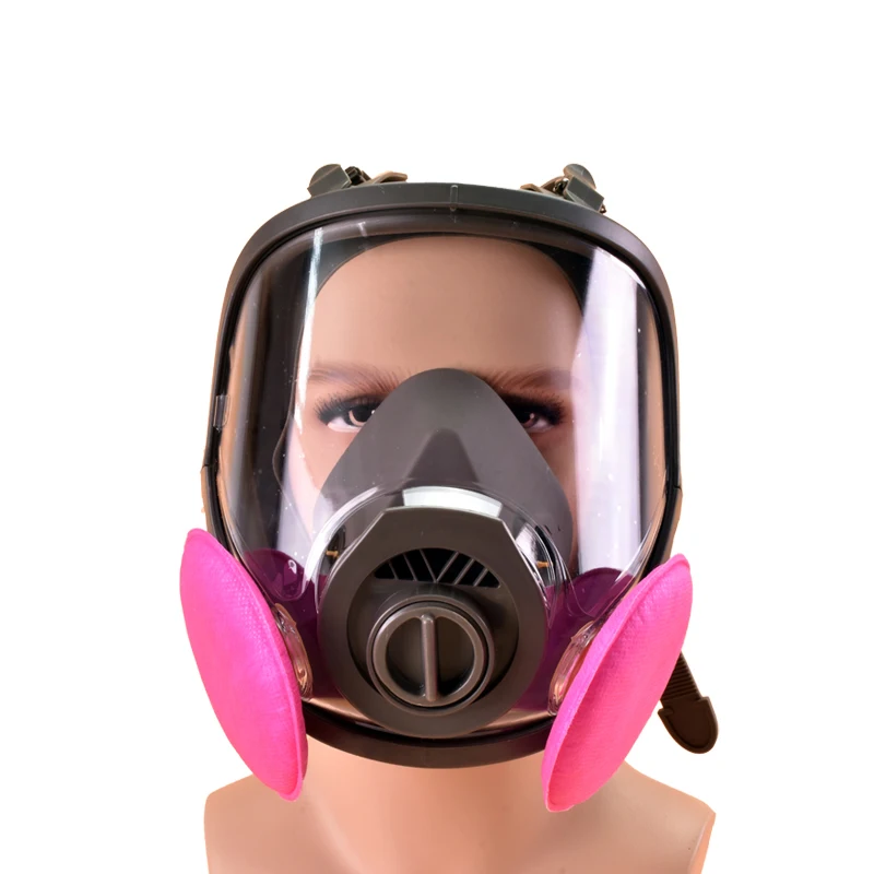 Респираторная защитная маска ZY6800 суперпрозрачная зеркальная Удобная