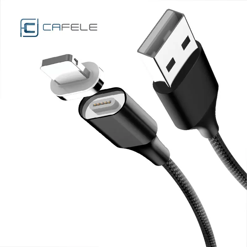 Usb-кабель Магнитный светодиодный свет 2M 3A кабели для зарядного устройства USB для IPhone Xs Max IPhone6s7s8x Plus Ipad Mini 1 2 3 4 зарядное оборудование