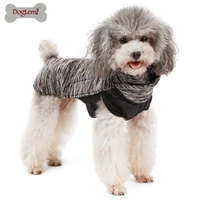 winter warm nordic style pet clothes reversible luxury dog jacket clothing hoodie