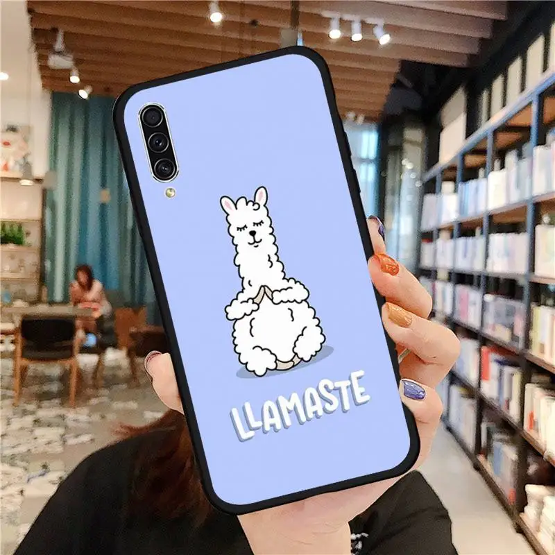 

cute lamas Alpaca animals Phone Case For Samsung galaxy A S note 10 7 8 9 20 30 31 40 50 51 70 71 21 s ultra plus