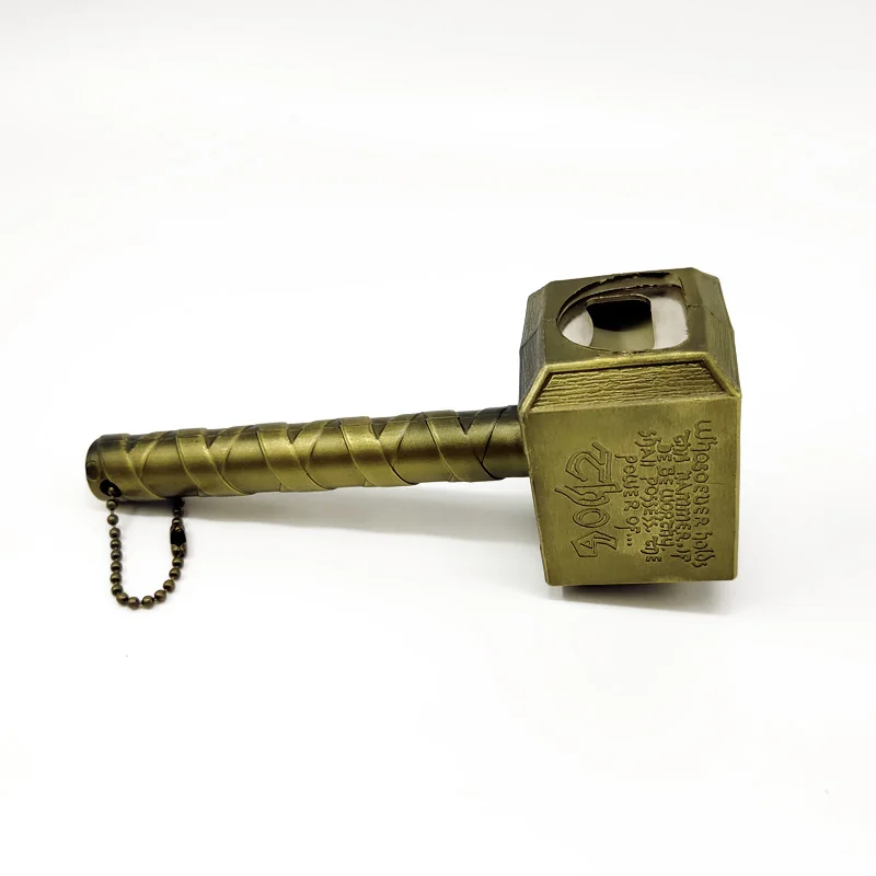 01Coppery Marvel Raytheon магнит открывалки для пивных бутылок молот в форме Тора открывалка для пивных бутылок с Мстителями C1122 f - Цвет: 01Coppery