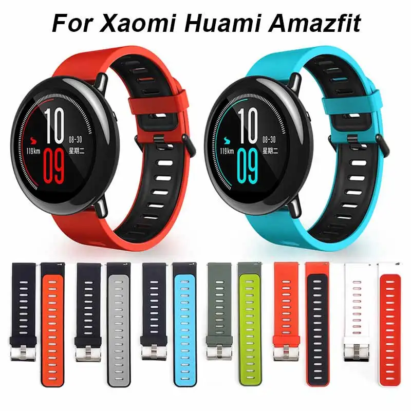 Мягкий силиконовый браслет для оригинального Xiaomi Huami Amazfit Stratos 2 2S/для amazfit pace