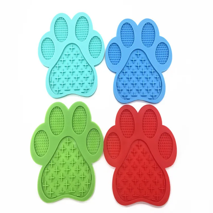 

Silicone Slow Food Mat Sucker Slow Feeding Bowl Dog Licking Placemat Pet Supplies Licking Mat Pet Plate Automatic Dog Feeder
