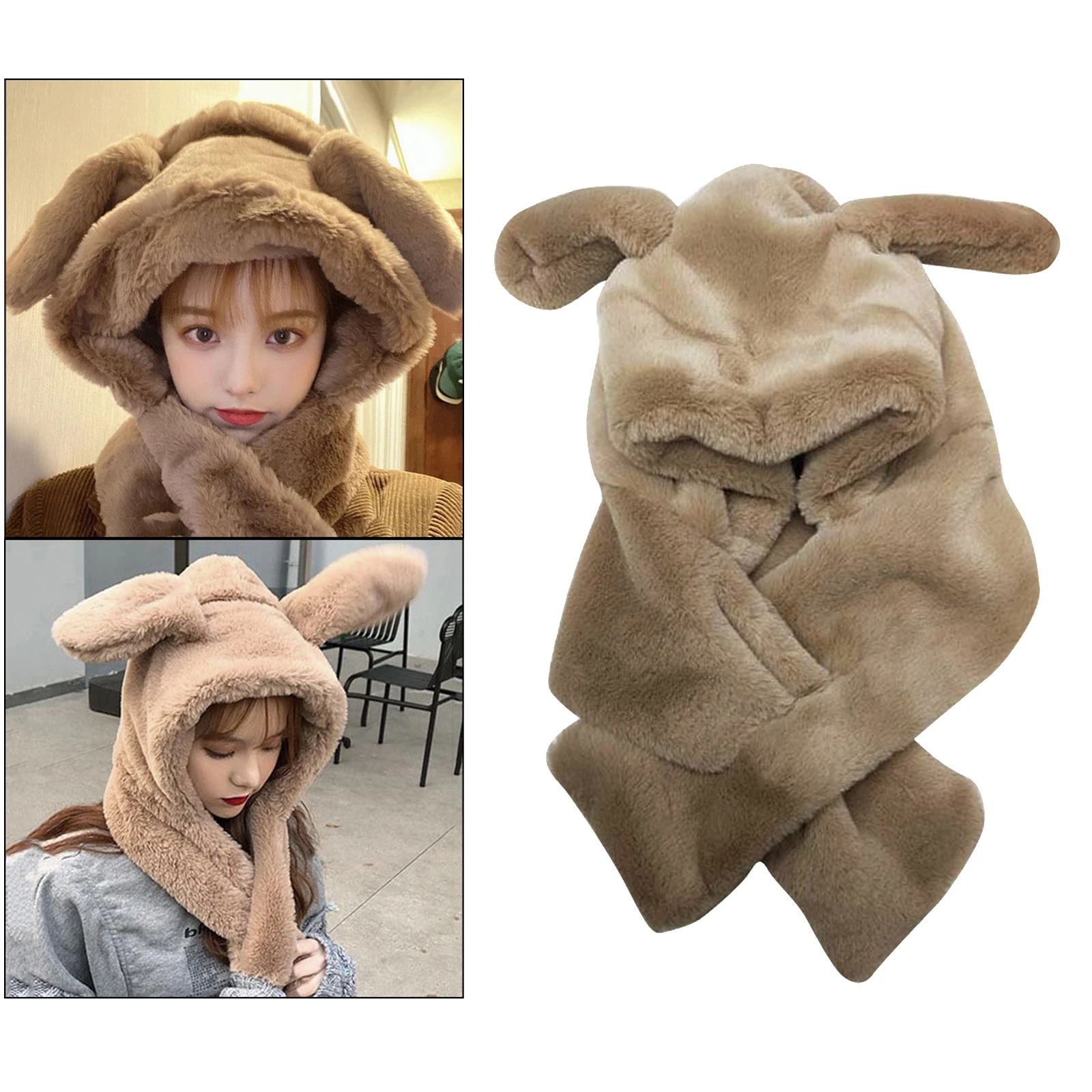 Женские милые толстые шарфы с героями мультфильмов милая Толстая шапка защита