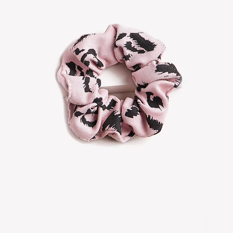 

New Leopard Print Corduroy Hair Scrunchies Women Girls Retro Elastic Rubber Band Hair Rope Fashion Hair Tie Hair Accessories