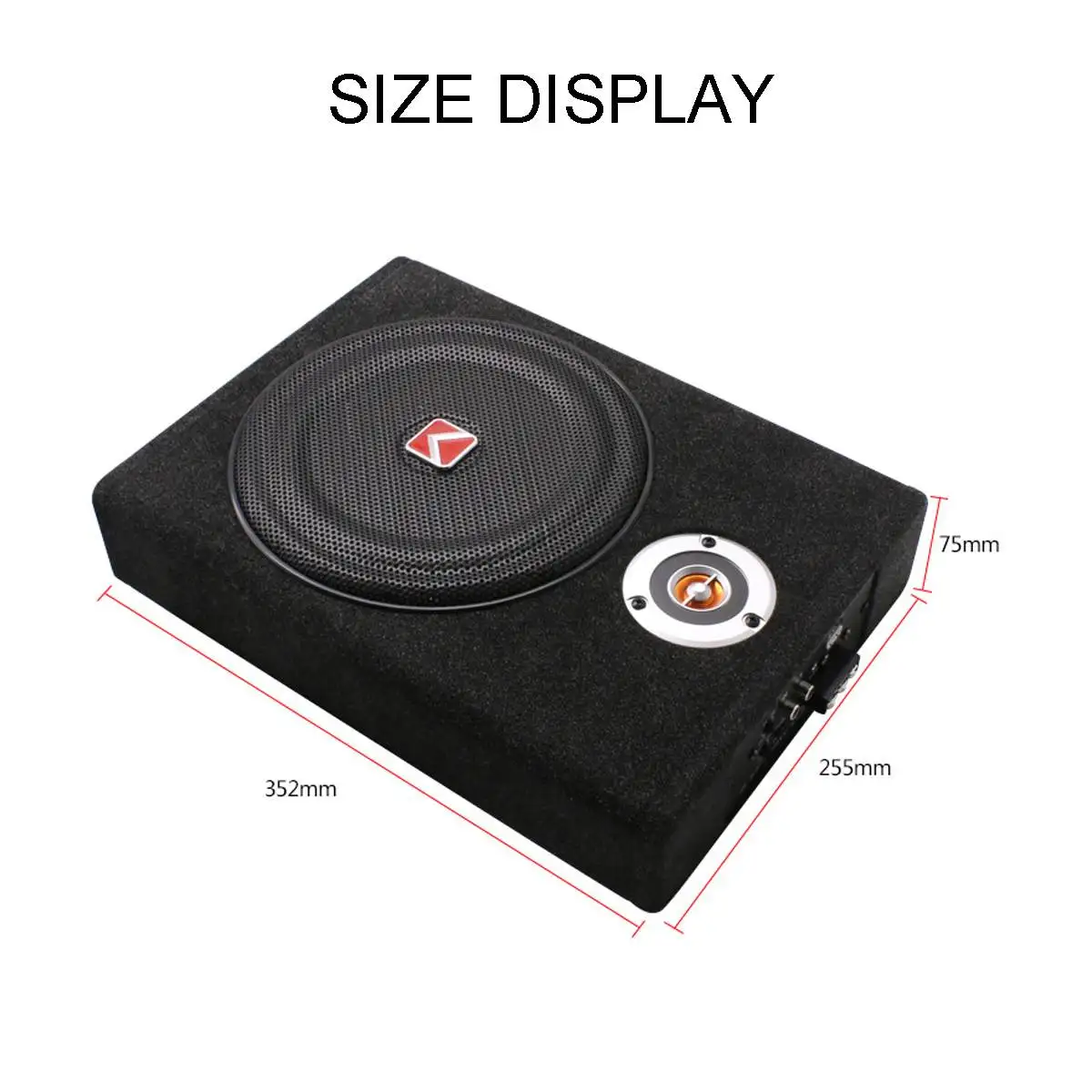

8 Inch 600W Under-Seat Car Subwoofer Modified Speaker Stereo Audio Bass Amplifier Subwoofers Car Audio Auto Speakers