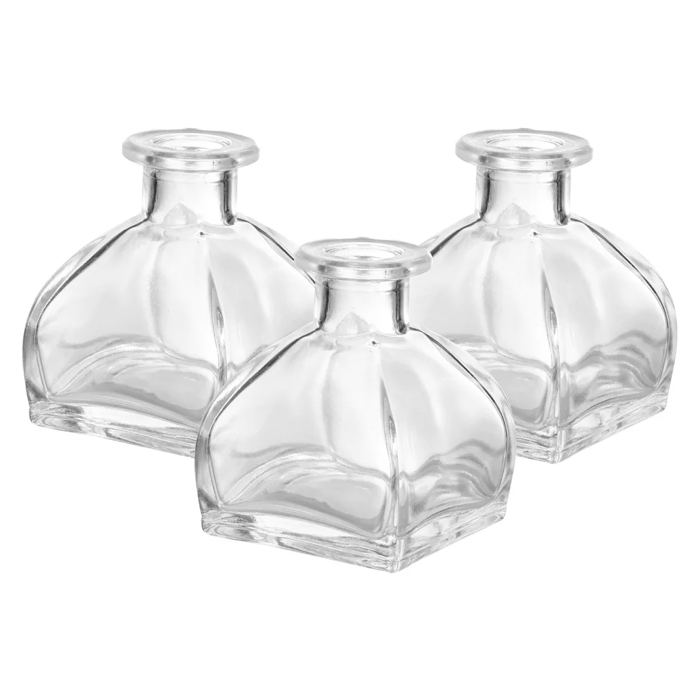 

3Pcs 150ml Glass Diffuser Bottles Empty Refillable Bottles Room Decoration Gift