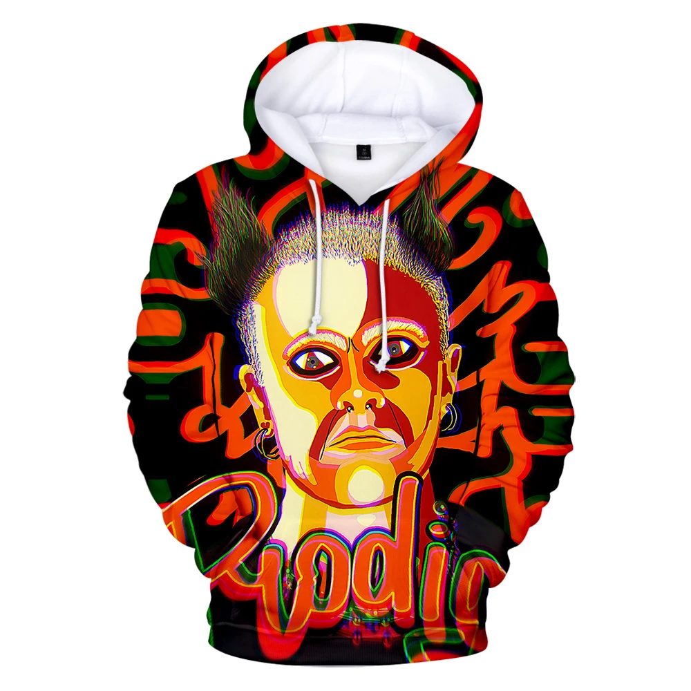 

2021New 3D Print Pullover Hip Hop Hoodie Keith Flint Fashion Sweatshirts Band Lead Singer Keith Flint 3D Hoodies Men Women Fans