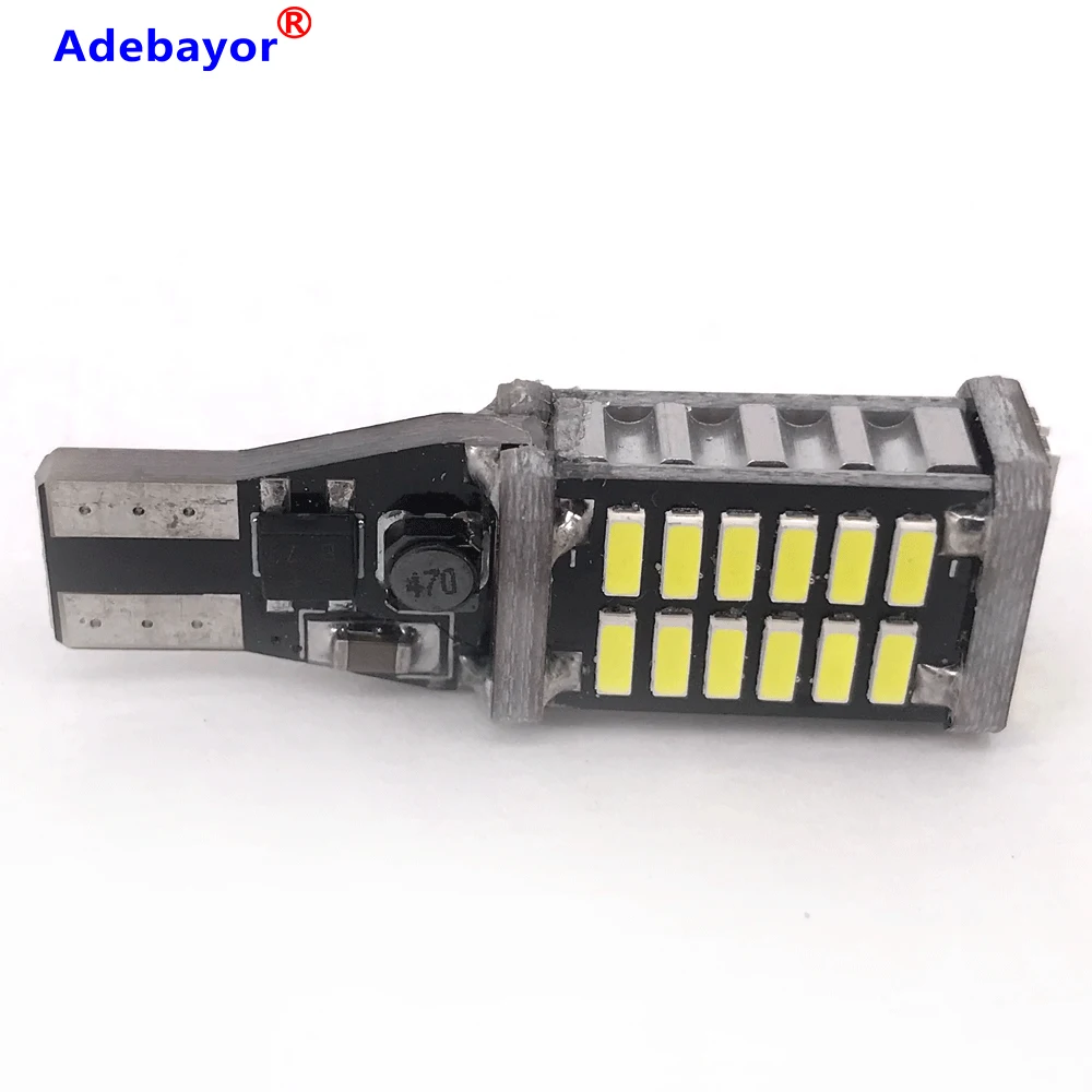 Суперъярсветодиодный Светодиодная лампа T15 30 SMD W16W LED 921 912 4014 CAN шина без ошибок