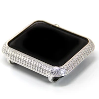 watch protective case for apple watch diamond case protective case apple metal watch band diamond 3842mm stainless steel case
