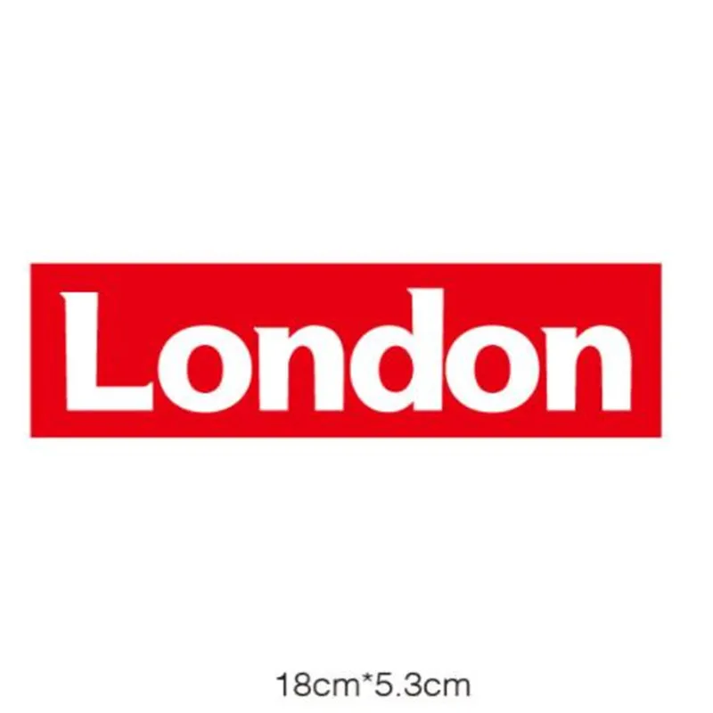 ShinEquin байкерские нашивки для одежды термопереводная печать Лондон железные