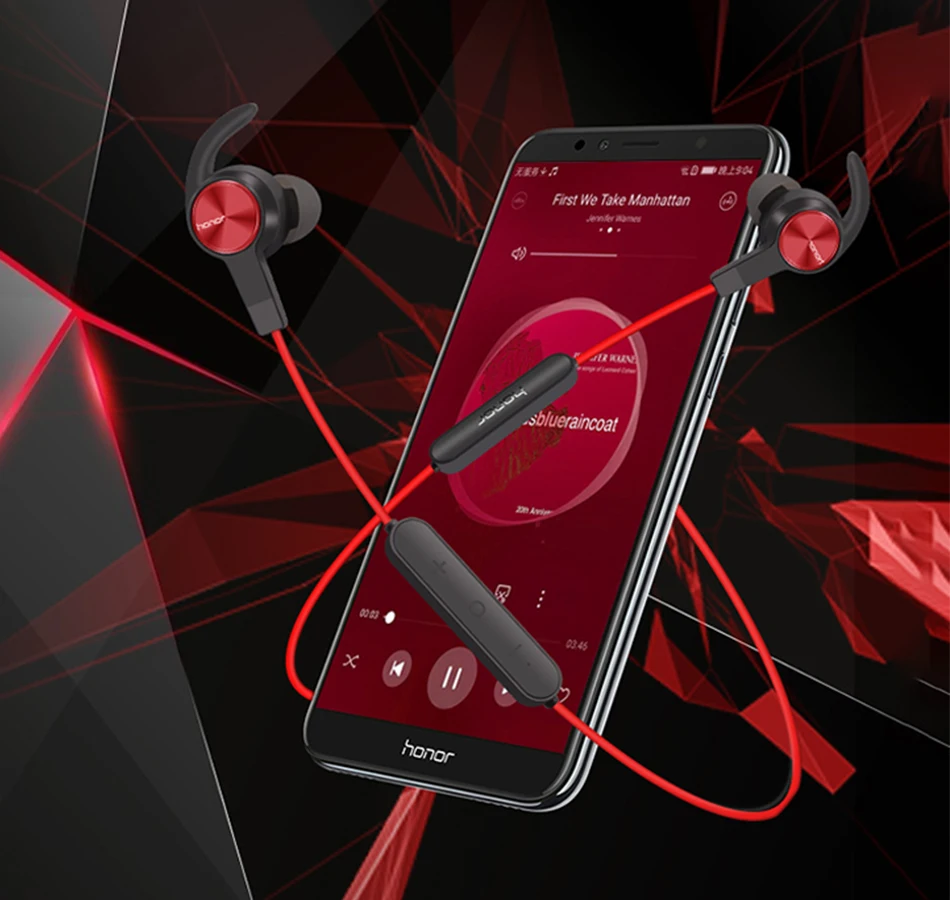 huawei Honor xSport Bluetooth беспроводной 4,1 AM61 наушники магнит дизайн IP55 уровень защиты Blutooth наушники для смартфона