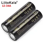 Liitokala bateria recarregamel de litio, para lanternas Lii-34A 18650 3400mah 3,7 v 3400mah 18650