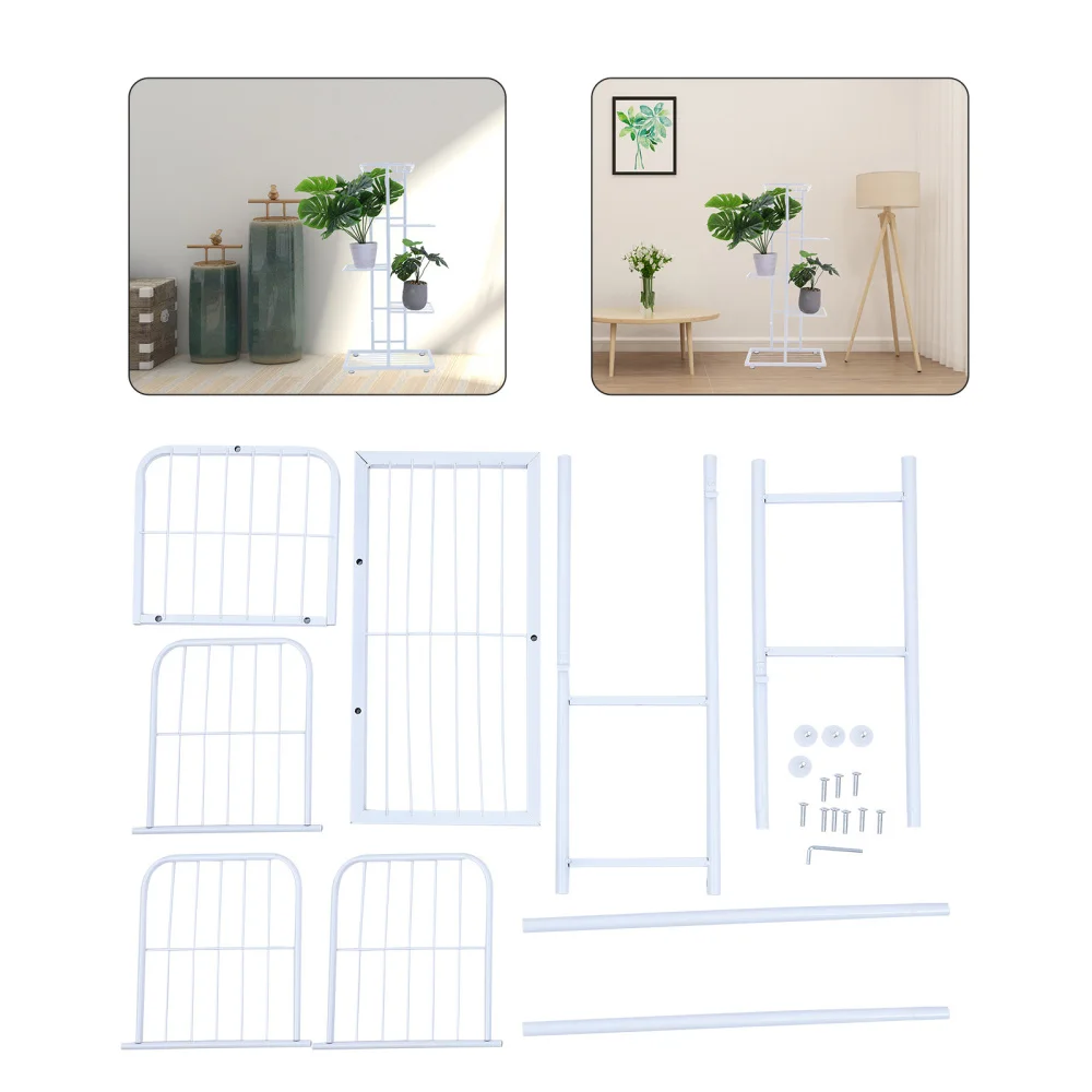 

1Pc Flowerpot Rack Multi-layer Flowerpot Holder Balcony Iron Art Bonsai Stand