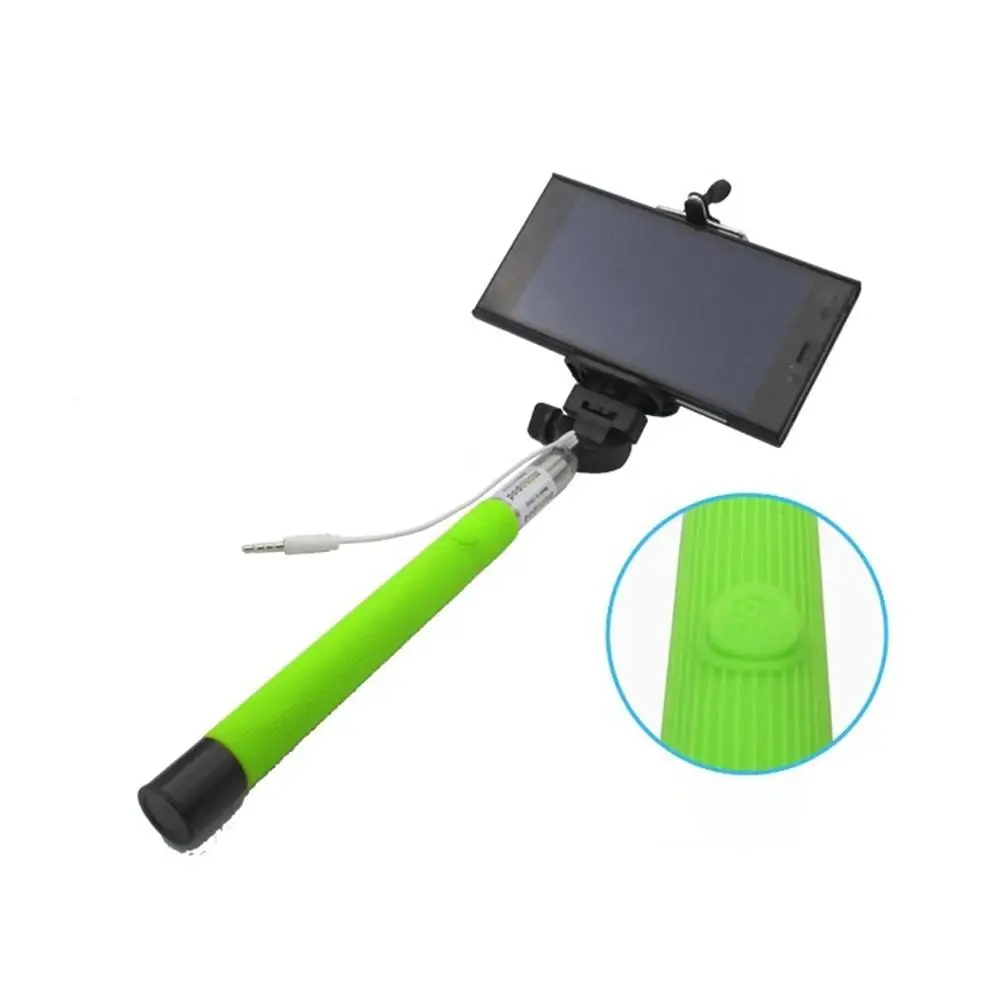 Мини раздвижная Проводная селфи-палка держатель Bastone для IPhone Android | Электроника