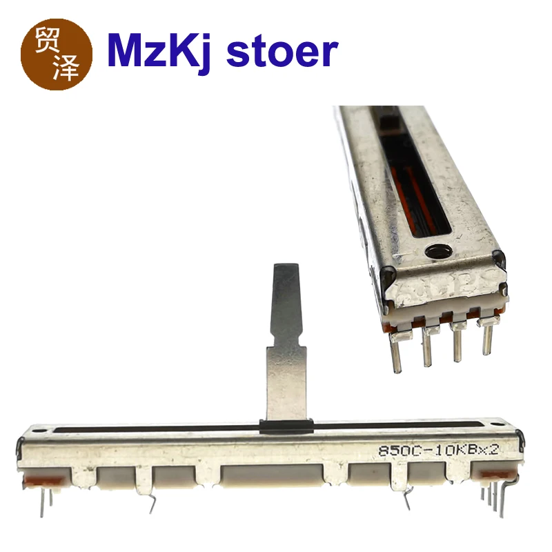 

3 шт. 10 к новый импортный оригинальный ALPS 6 см B10KX2 B10K DJM600 600 DCV1010 двухблочный скользящий потенциометр