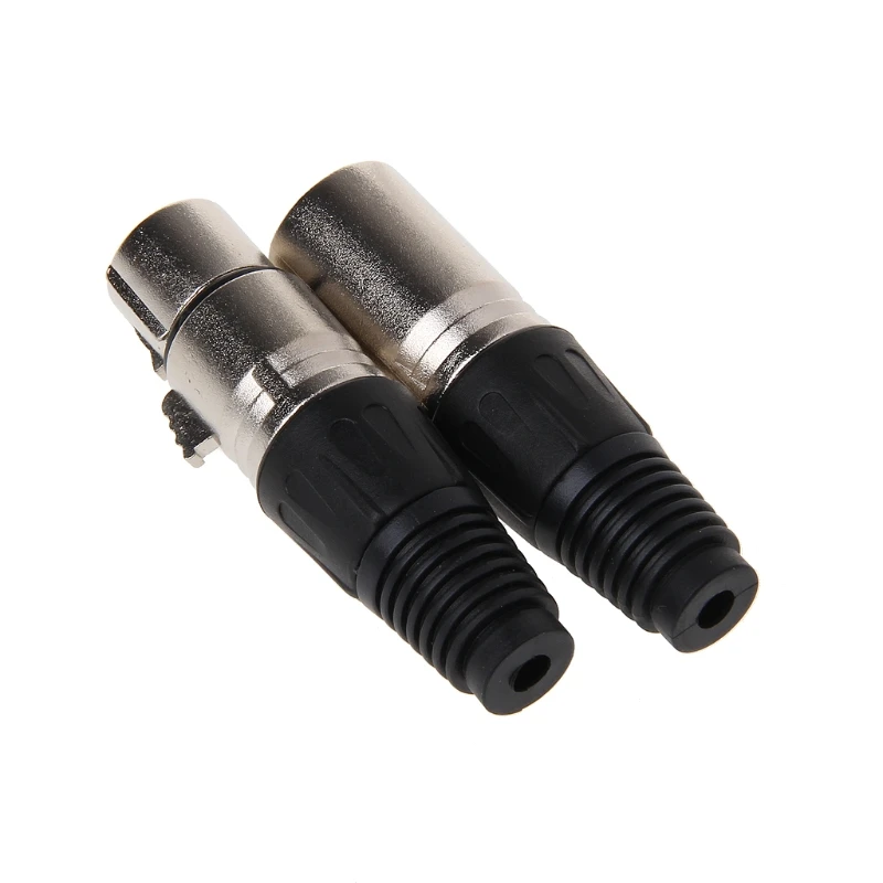 1 пара 3 контактный штекер XLR + гнездовой разъем для микрофона аудиоразъем