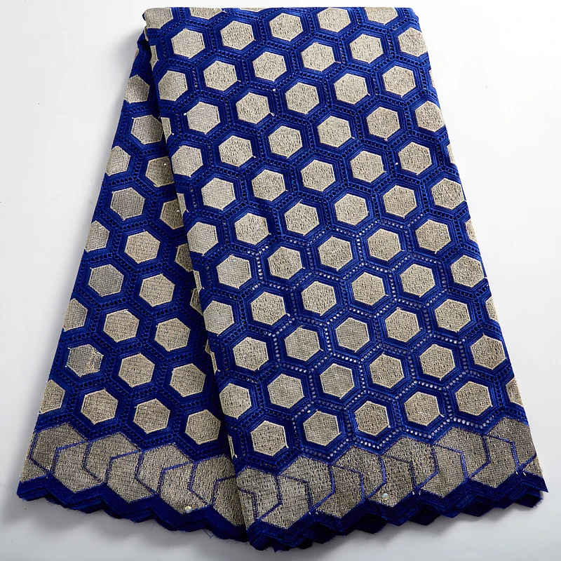 

SJD LACE New High Quality African Fabric Lace Green Swiss Voile Sewing Accessories Nigeria Fabric For Women Wedding Dress A 2383