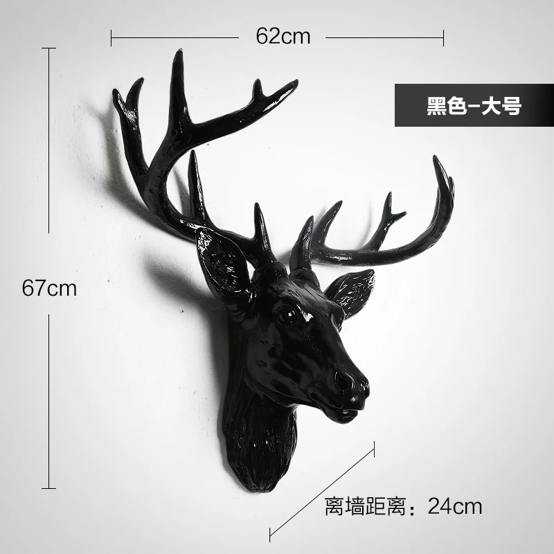 Настенные украшения с изображением головы животного оленя настенный фон