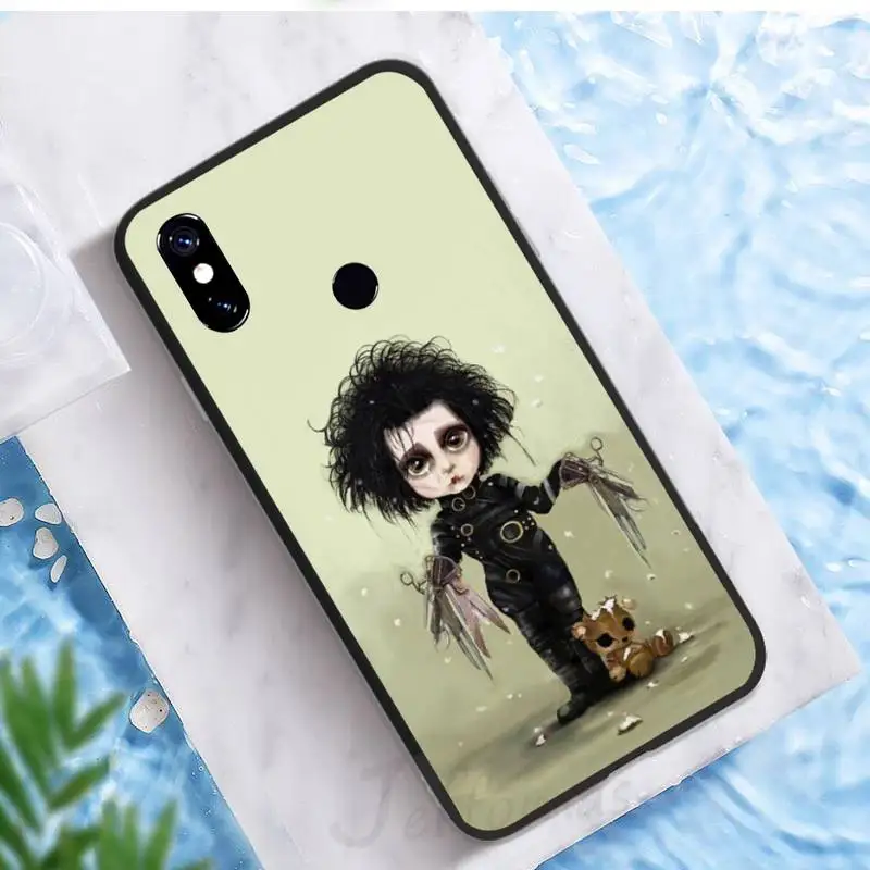 

the film Edward Scissorhands fundas Phone Case For Xiaomi Redmi note 7 8 9 t k30 max3 9 s 10 pro lite