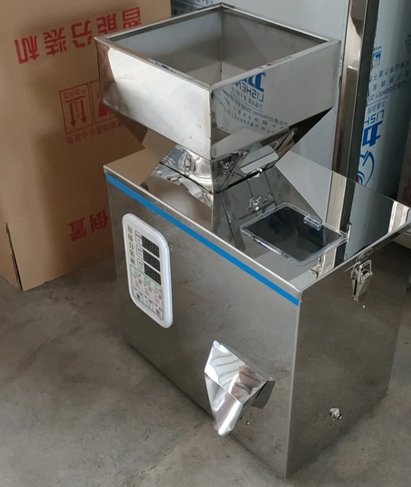 5-500g автоматическая Еда машина для взвешивания и упаковки порошка гранулированный чай аппаратные материалы автомат розлива двойной вибратор версия