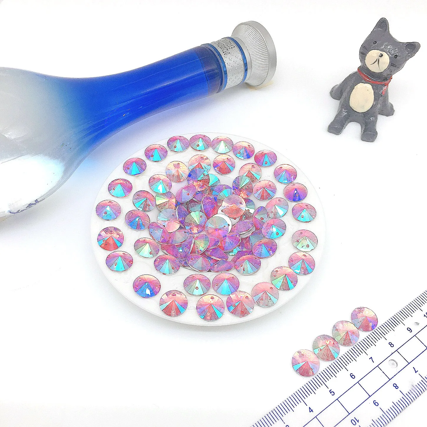 

AB COLOR RESIN Loose Rhinestones Flatback Sew Crystals Horse Eye Sewing On Stones Clothes Decoration Bags Garment DIY