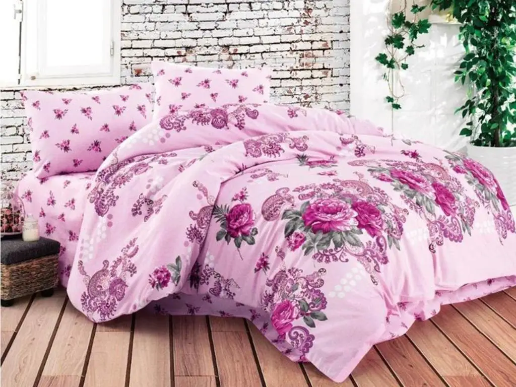 

Dowry Wonderland Garden Double Personality Duvet cover set Pink