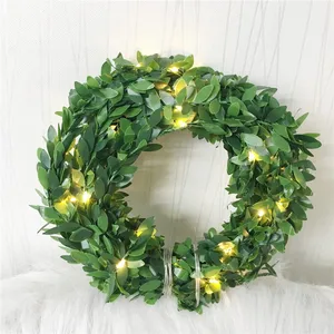 2 м 3 м 5 м 10 м светодиодный шпагат из листьев плюща Сказочный праздничный светильник AA батарея питание для свадьбы праздник вечеринка событие Гирлянда украшение