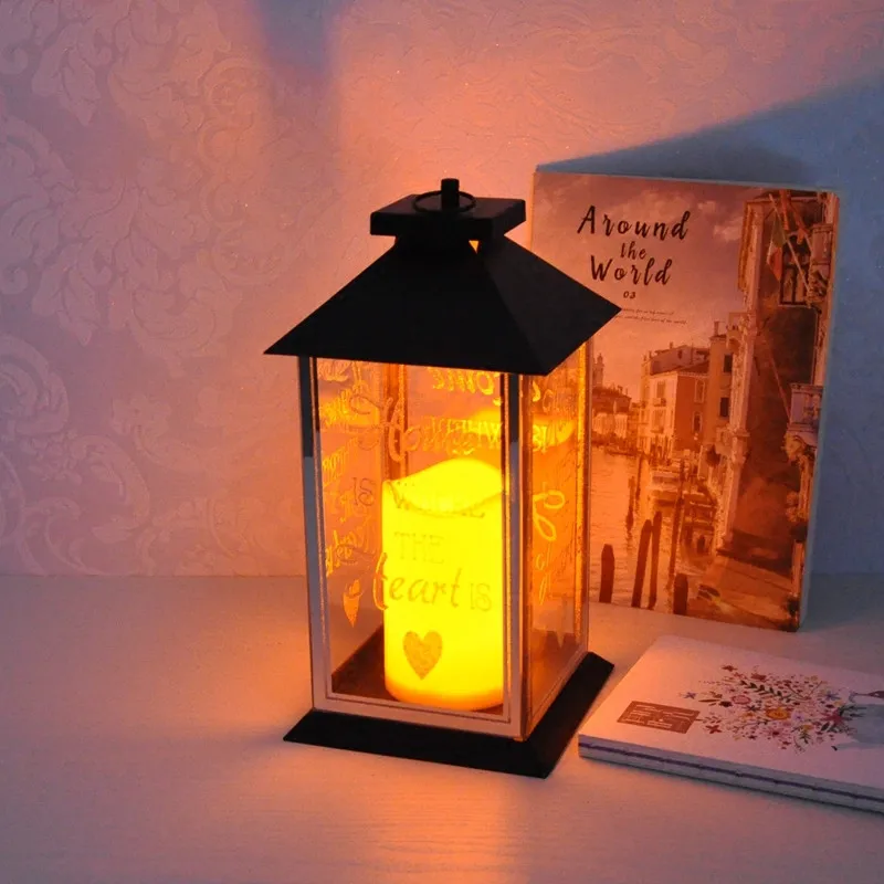 

Exquisite creativity, iron art, glass led candle holder, wind lamp, decorative lamp