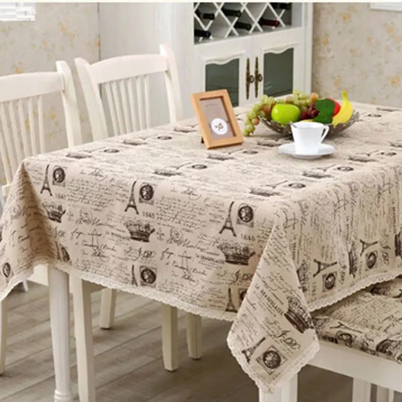 новый европейский дизайн прямоугольная скатерть из хлопка | Дом и сад
