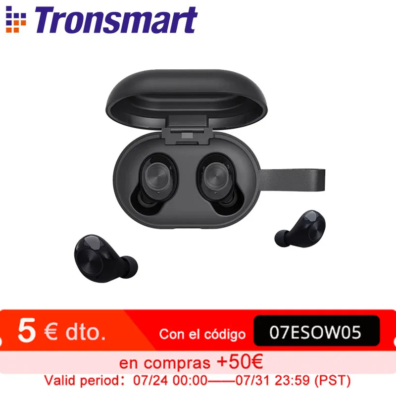 

Беспроводные Bluetooth-наушники Tronsmart Spunky Beat, CVC 8,0