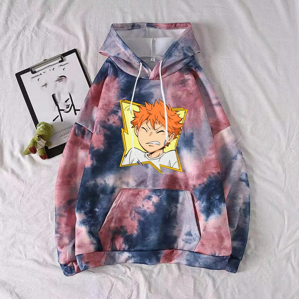 

Anime Haikyuu Pullover Anime Print Style Hoodie Loose Casual Unisex Top