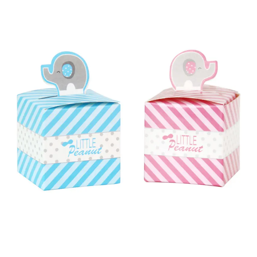 10 шт./лот Милая коробка для конфет с животными бутылка молока Дельфин слон