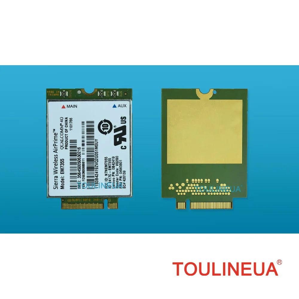 Sierra EM7355 Gobi5000 FRU 04W3801 LTE EVDO NGFF 4G WWAN сетевая карта для l440 l540 T431s T440 T440s T440p T540P W540 X240|network