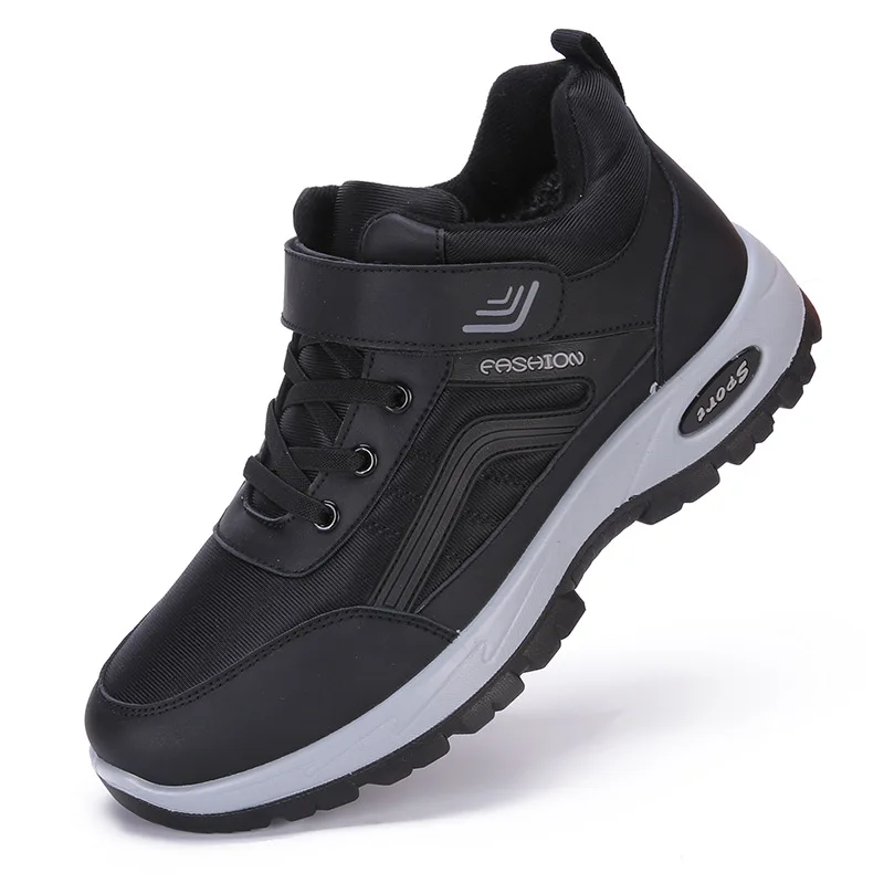 

Men Work Boots Plush Fur Shoes For Man Men's Winter Shoes New Increase Men's Boots Fashion Zapatos De Mujer