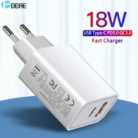 18w usb type c charger adapter for iphone 12 11 pro xs max xr x 8 ipad air pd fast charging 3 0 quick charge for samsung xiaomi
