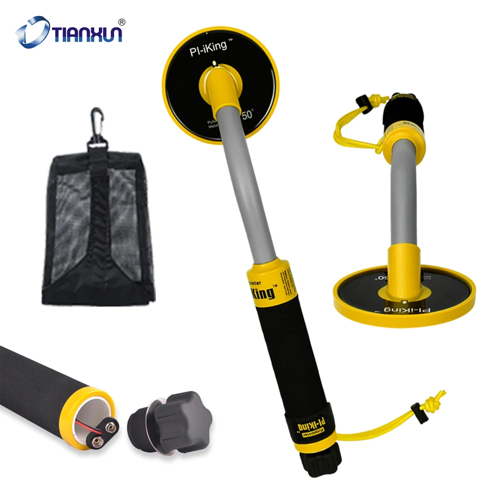 PI-IKing импульсная индукция 750 подводный PinPointer 30 м полностью водонепроницаемый металлоискатель с вибрационной светодиодный индикацией