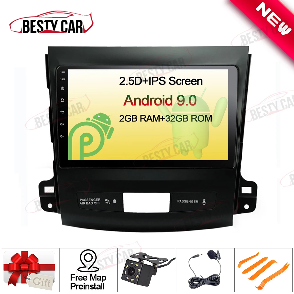 10 1 &quotAndroid 9 0 Автомобильный мультимедийный плеер стерео радио gps навигация для