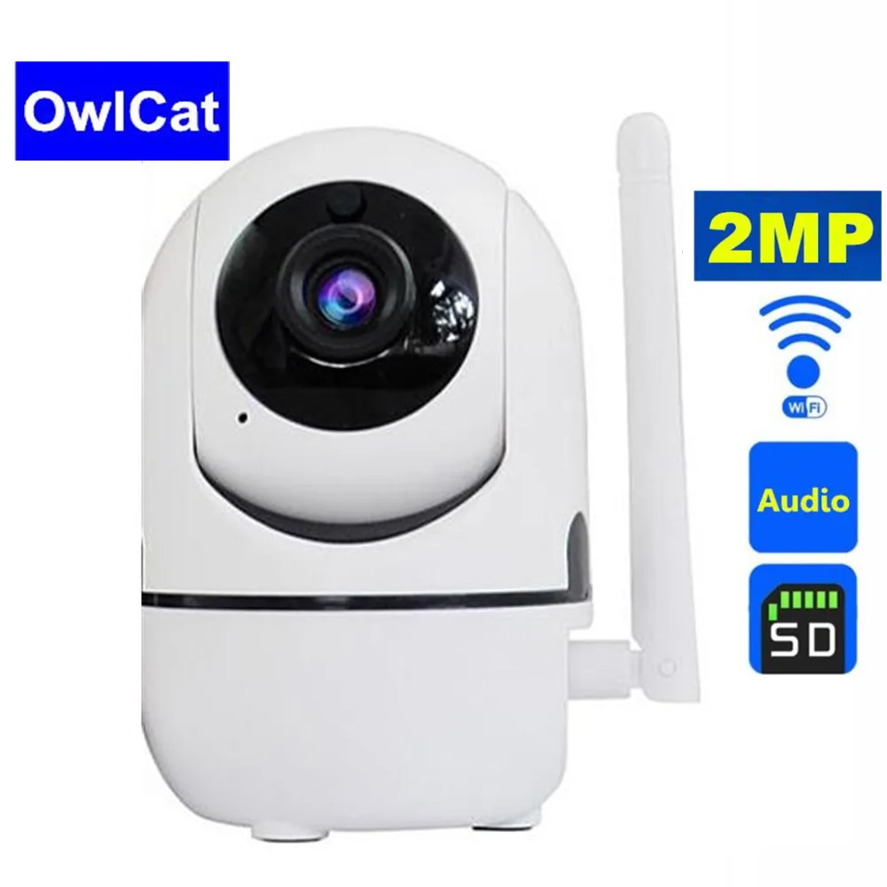 OwlCat 1080P Full HD Беспроводная ip камера Wi fi IP CCTV Wifi мини Сетевая видеонаблюдения с